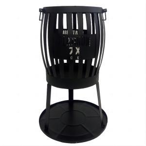 40x75cm steel fire pit with BBQ GM104112