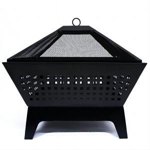 24inch square outdoor steel fire pit GM10201