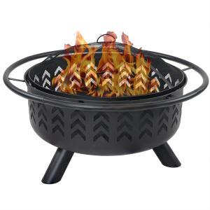 36inch outdoor wood burning fire pit GM10116