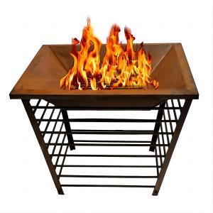 70cm rusty color outdoor steel fire pit GM10321 