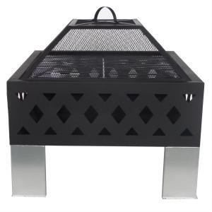 24inch square wood burning fire pits GM10206