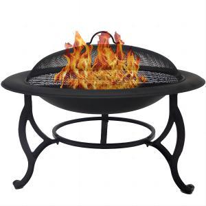29inch outdoor cast iron leg fire pit GM10306