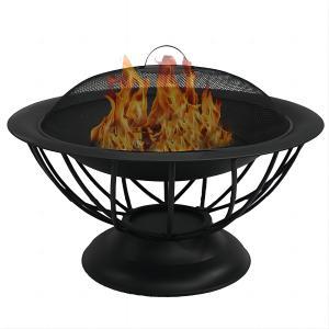 29inch outdoor wood burning fire pit GM10322-black